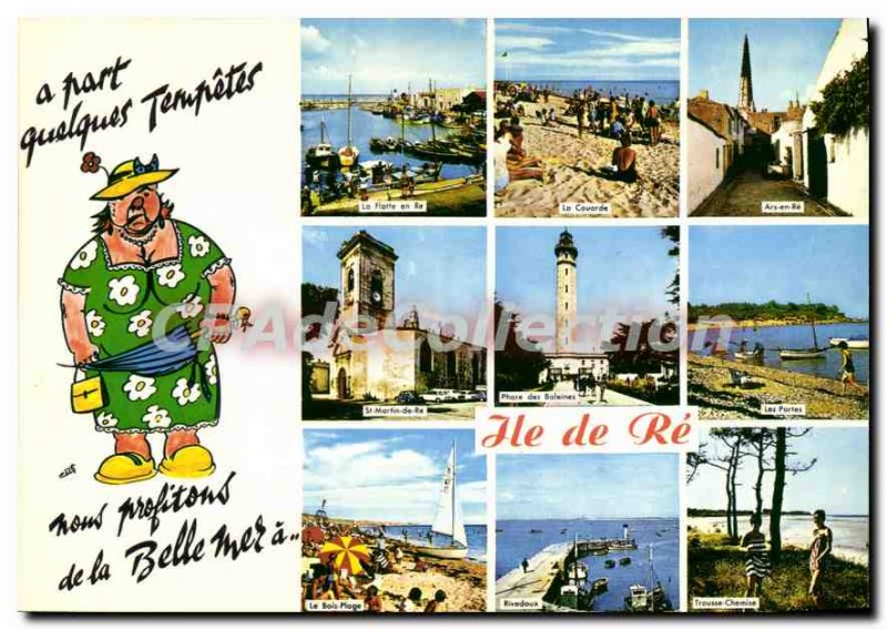 Postcard Modern Ile De Re