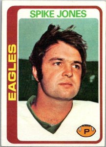 1978 Topps Football Card Spike Jones Philadelphia Eagles sk7250