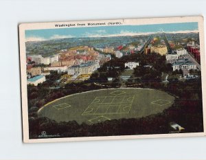 Postcard Washington from Monument Washington District of Columbia USA