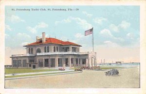 St Petersburg Yacht Club St Petersburg Florida 1920s postcard