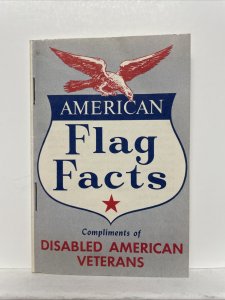 American Flag Facts Booklet, Compliments of Disabled American Veterans
