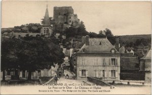 CPA MONTRICHARD-L'Entrée de la Ville-Le Pont sur le Cher (26664)