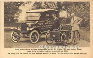 La Dix Millionieme Ford Advertising Unused 