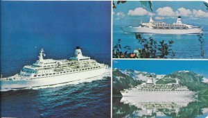 Princess Cruises. Beautiful Cruise Ships. 1977. Oversize 4 3/4 X 8