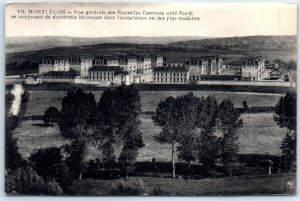 M-77307 General view of the New Barracks On the North Side Montluçon France