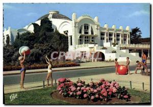 Modern Postcard Perros Guirec Trestraou From Beach Casino