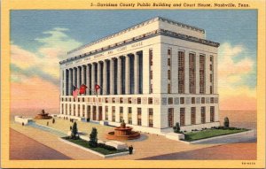 Tennessee Nashville Davidson County Public Building & Court House Curteich