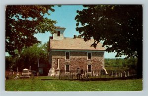 Herkimer NY-New York, Historic Fort Herkimer Church, Colonial, Chrome Postcard 