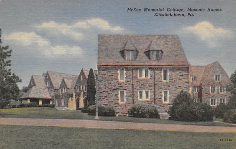 McKee Memorial Cottage Masonic Homes - Elizabethtown, Pennsylvania PA  