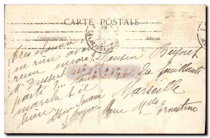 Old Postcard Paris Arc de Triomphe Etoile