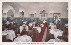 California Riverside Dining Room Interior Mission Inn