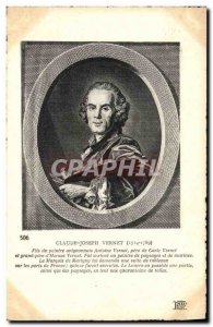 Old Postcard Claude Joseph Vernet