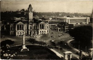 PC CPA SINGAPORE, TOWN HALL, VINTAGE REAL PHOTO POSTCARD (b4388)