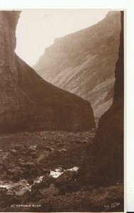 Yorkshire Postcard - Gordale Scar - Real Photograph - Ref TZ3640