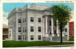 Harlan, Kentucky - The Harlan County Court House - in 1940