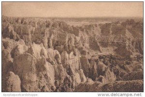 View Of Badlands Nat Monument South Dakota Albertype