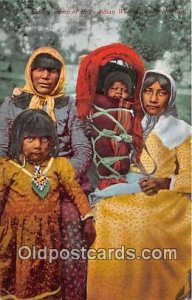 Group of Piute Indian Women Reno, NV, USA Unused 