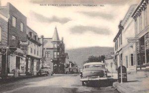 Thurmont Maryland Main Street, Looking West Rexall Drug Store Vintage PC U2028