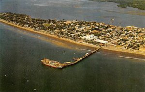 Vista aerea del Puerto de Puntarenas en el Pacifico Puntarenas Costa Rica Unu...