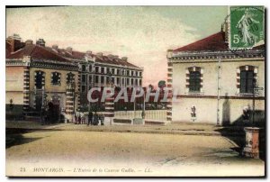 Old Postcard Montargis L'Entree Barracks Army Gudin