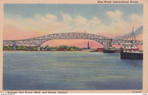 Between PORT HURON and SARNIA, Ontario, Canada, 1930-1940s; Blue Water Intern...