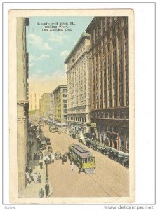 Seventh & Main Street, Looking West, Los Angeles, California, PU-1931