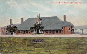 J76/ New Bedford Massachusetts Postcard c1910 Railroad Depot 303