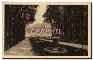 Old Postcard Splendors and Charmes Versailles gardens & # 39allee L & # 39eau of