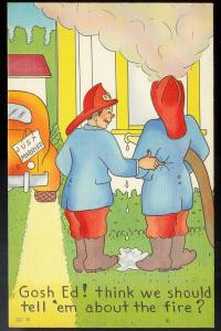 Should we tell them about the Fire! unused c1930's/1940's