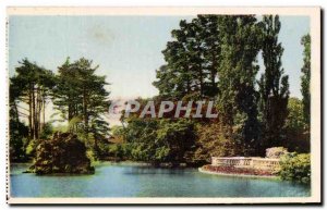 Old Postcard Montelimar A Corner Park