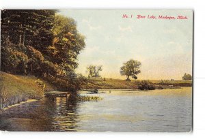 Muskegon Michigan MI Postcard 1907-1915 Bear Lake