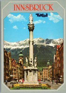 Innsbruck Austria vintage postcard - Golden Roof - Goldenem Dachl