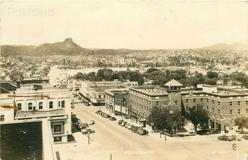 AZ, Prescott, Arizona, Town View, Valley National Bank, No. D353, RPPC