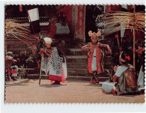 Postcard Part of the Barong Dance, Indonesia