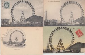 PARIS BIG WHEEL LA GRANDE ROUE France 35 Vintage Postcards pre-1940 (L5782)