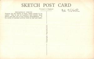 BR96602 piccadilly circus london postcard double decker bus  uk