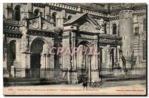 Toulouse - Basilica of St. Sernin - Door Bachelor and Miegeville Old Postcard...