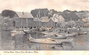 Fishing Boats in Rockport, MA Pigeon Cove.