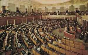 USA Washington D.C United States House of Representatives Vintage Postcard 07.39