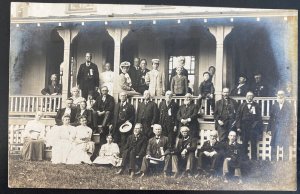 Mint USA Real Picture Postcard RPPC Civil War GAR Veterans Reunion