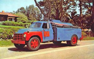 Santa Barbara CA Lee & Neil Sanitary Engineers Truck Postcard