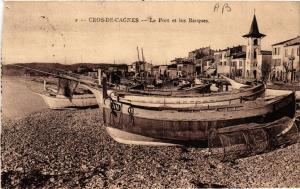 CPA CROS-de-CAGNES - Le Port et les Barques (639355)