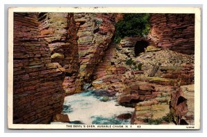 The Devil's Oven Ausable Chasm New York NY WB Postcard I21