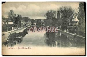 Old Postcard The Marne Joinville Le Pont