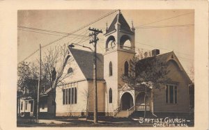 Real Photo Postcard Baptist Church in Sabetha, Kansas~121666