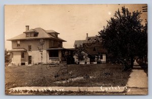 J87/ Corlet Ohio RPPC Postcard c1910 Street Scene Leiter Image Cleveland 207