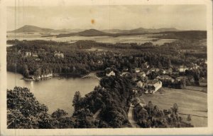 Czech Republic Staré Splavy Máchovo Jezero Doksy RPPC 05.68