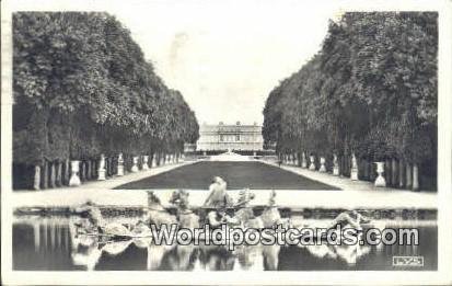 The Park, Royal Avenue & Apoll's Versailles, France, Carte, 1938 