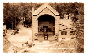 Cannon Mountain Valley Station Aerial Passenger Tramway RPPC