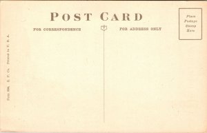 VINTAGE POSTCARD TYPICAL 1950s WE WELCOME YOU TO SUNDAY SCHOOL